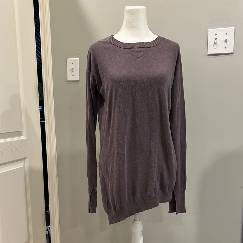 Women's Purple / Gray Pullover Sweater